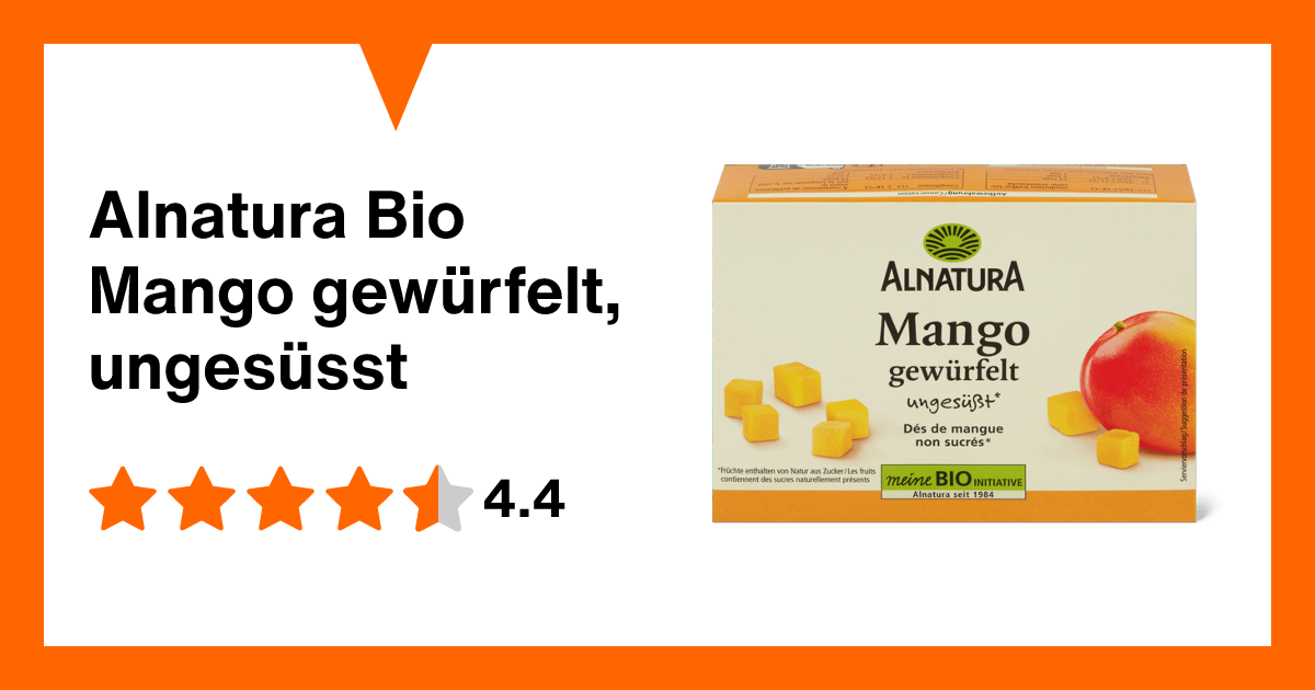 Alnatura Bio Mango gewürfelt, ungesüsst | Migros Migipedia
