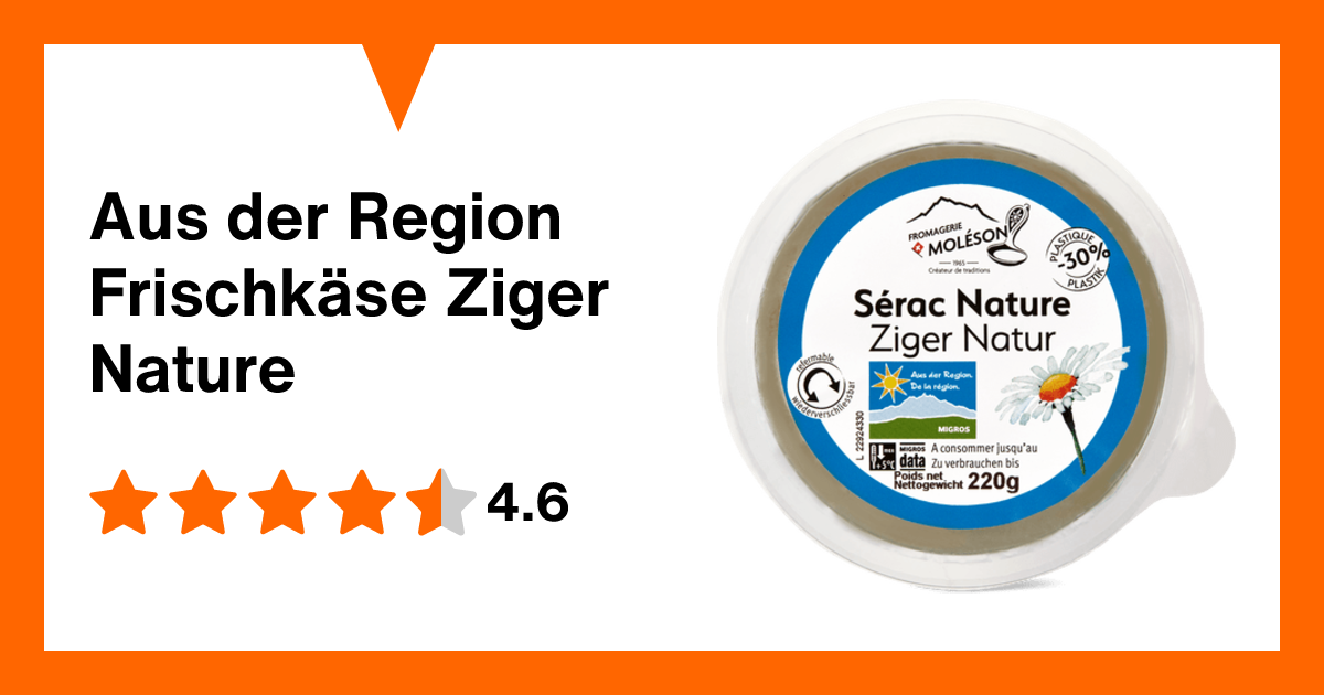 Aus der Region Frischkäse Ziger Nature | Migros Migipedia
