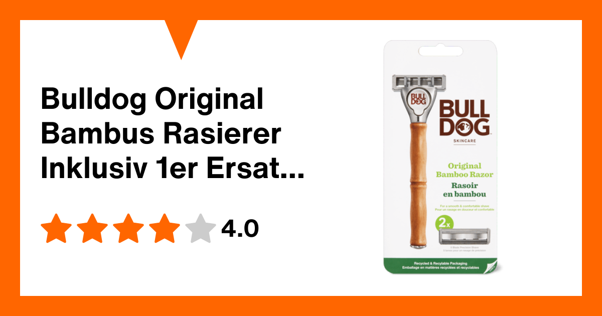 Bulldog Original Bambus Rasierer Inklusiv 1er Ersatzklinge | Migros  Migipedia