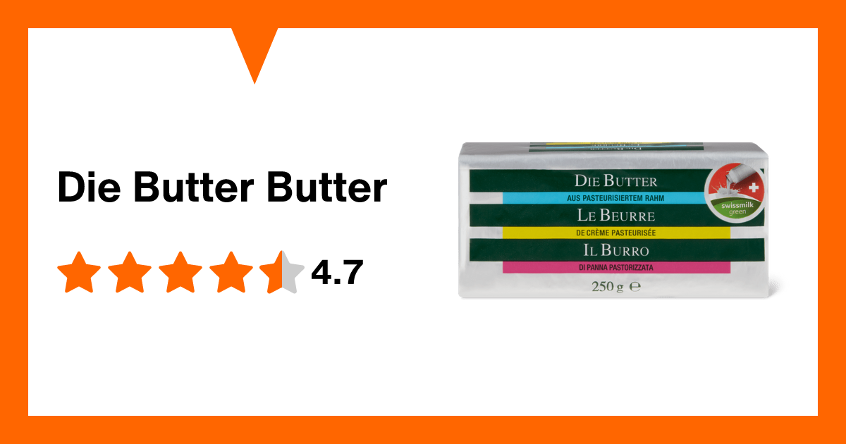 Die Butter Butter | Migros Migipedia