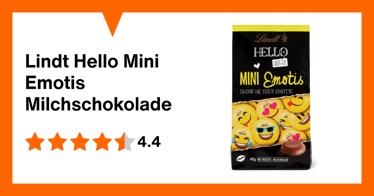 Lindt Hello Mini Emotis Milchschokolade | Migros Migipedia