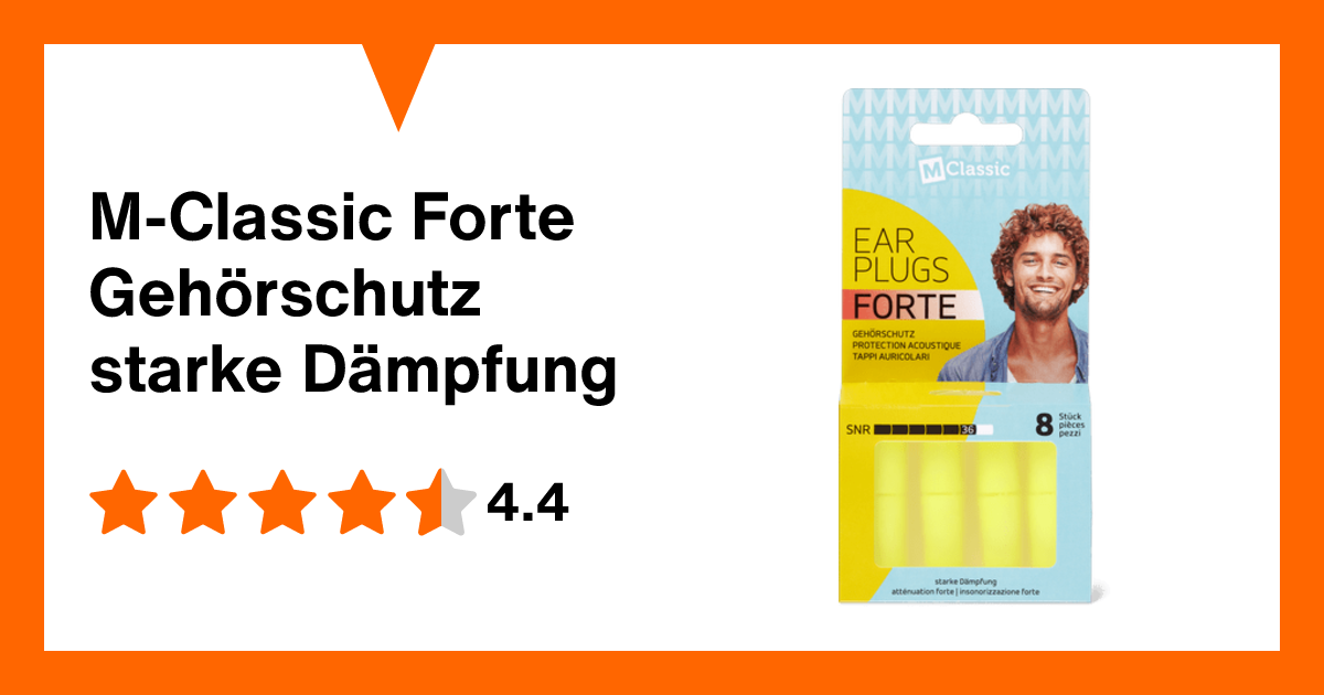 M-Classic Forte Gehörschutz starke Dämpfung | Migros Migipedia