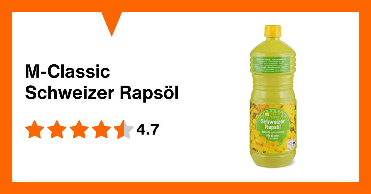 M-Classic Schweizer Rapsöl | Migros Migipedia