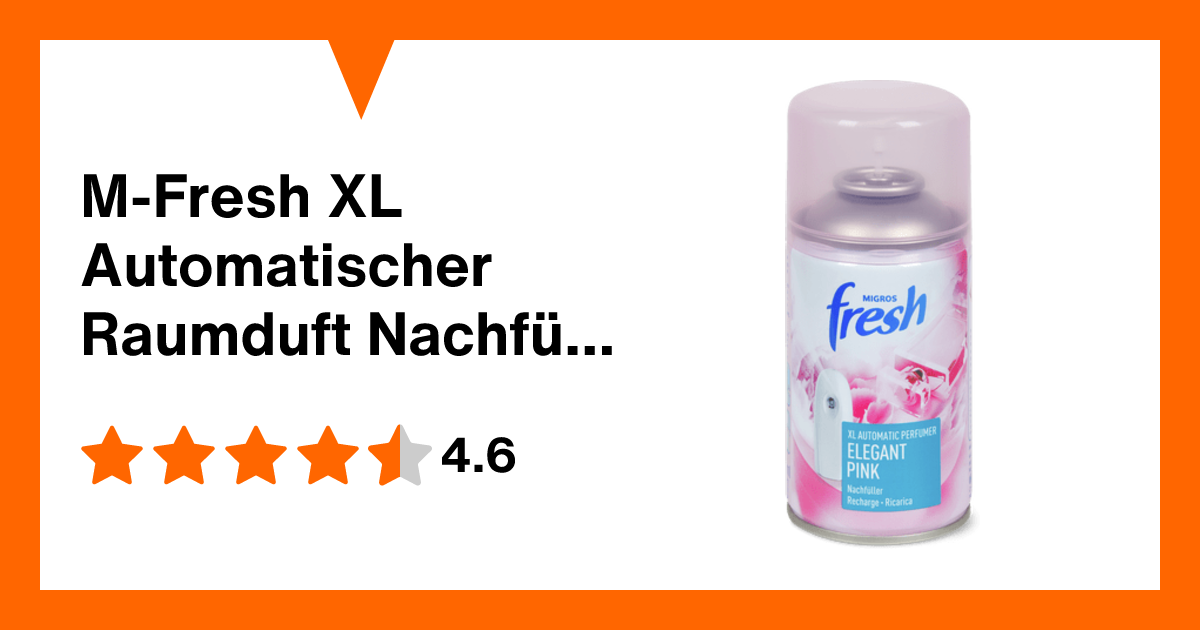 M-Fresh XL Automatischer Raumduft Nachfüller Elegant Pink