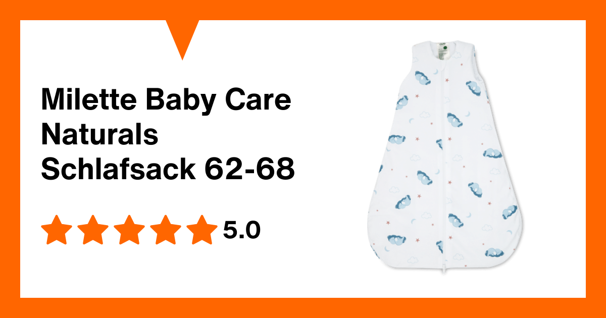 Milette Baby Care Naturals Schlafsack 62-68 | Migros Migipedia