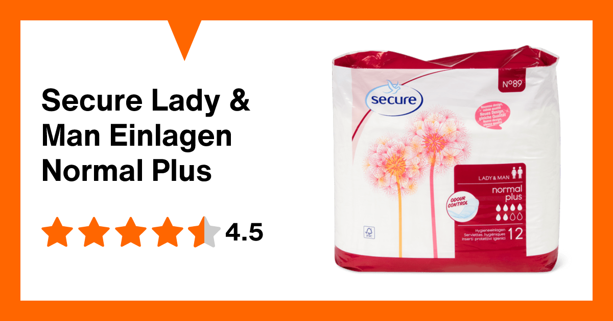 Secure Lady & Man Einlagen Normal Plus | Migros Migipedia