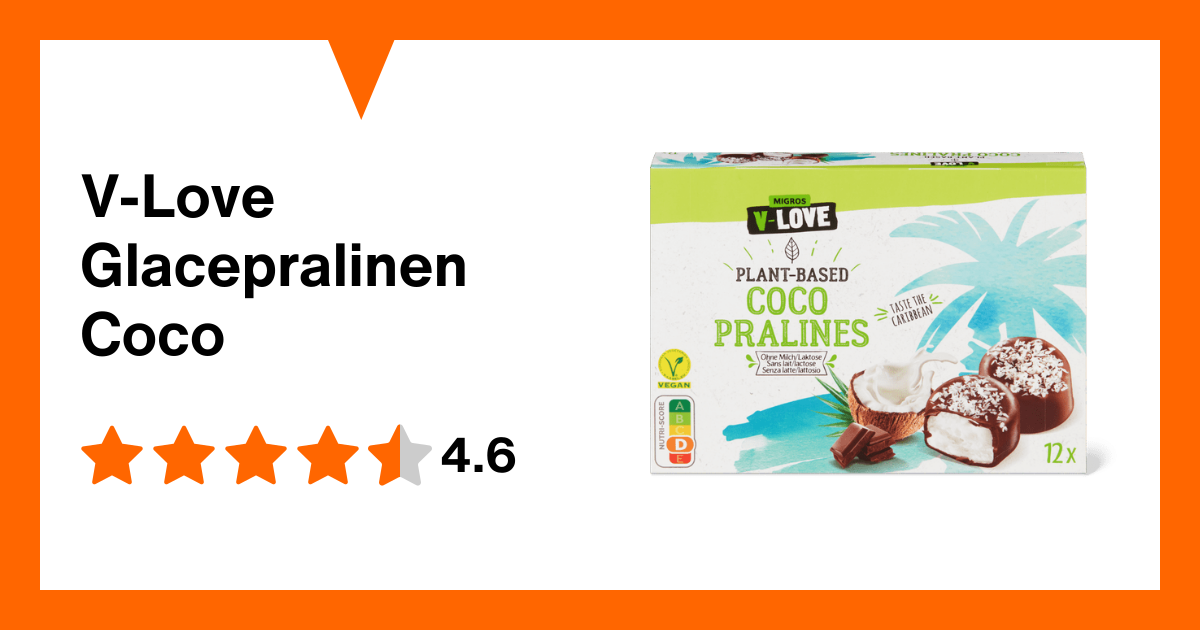 V-Love Glacepralinen Coco | Migros Migipedia