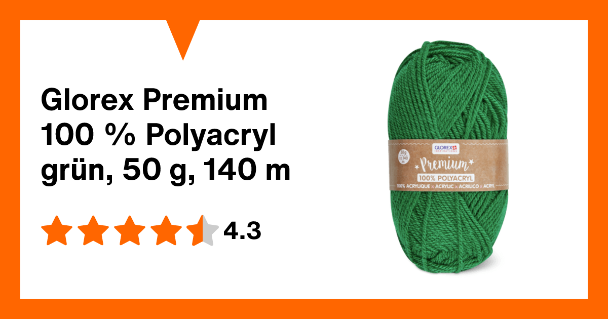 GLOREX Premium Acrylwolle – 3er Set In Hellblau, Je 50 G, Weich & Kratzfrei Für Strick- & Häkelprojekte