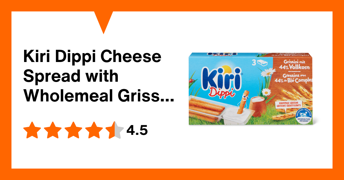 Kiri Dippi Cheese Spread with Wholemeal Grissini | Migros Migipedia