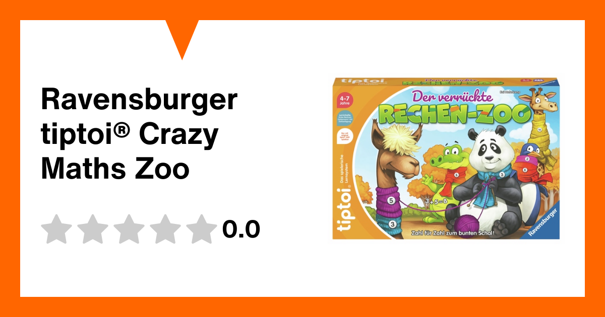 Ravensburger tiptoi® Crazy Maths Zoo | Migros Migipedia