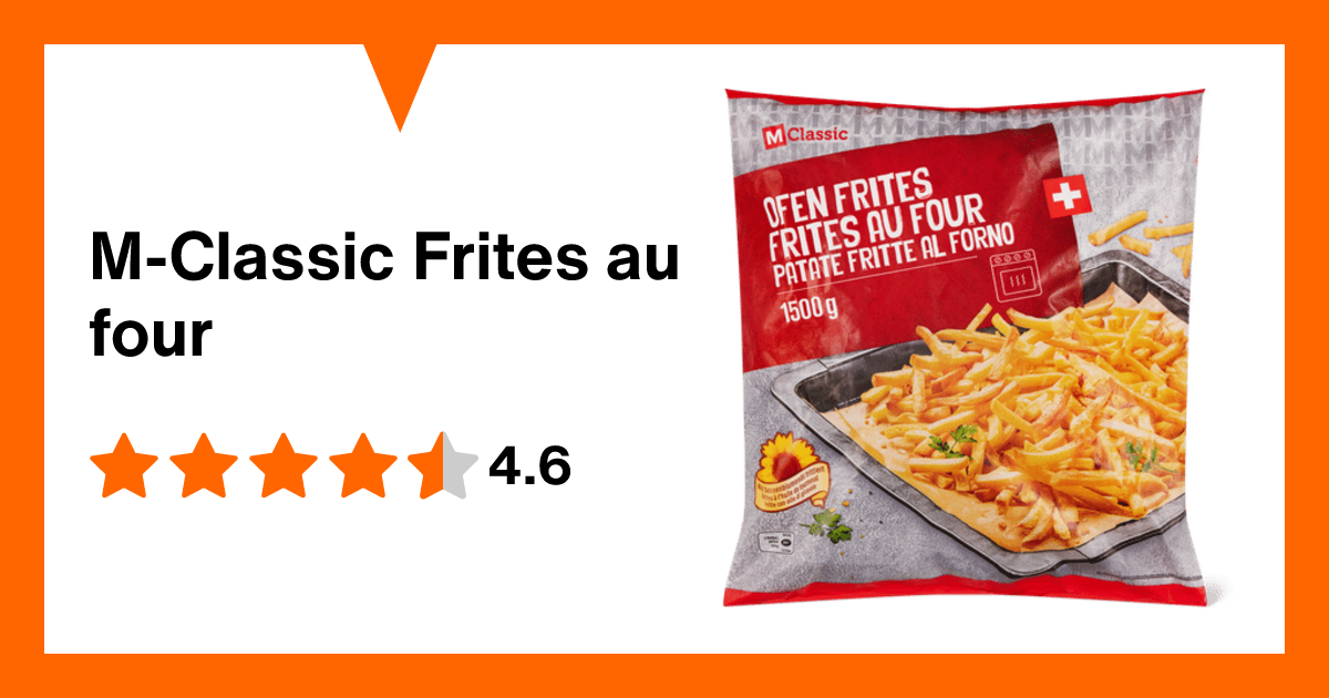 M-Classic Frites au four | Migros Migipedia