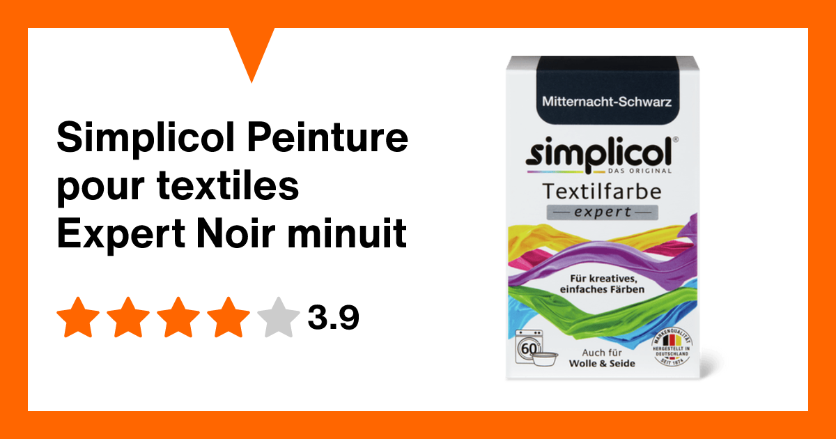 Colorant Textile SIMPLICOL – Noir 750 G – Pour Machine à Laver – Renouvelle Les Couleurs Sur Coton, Lin, Viscose - 8